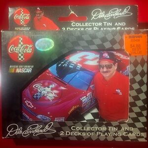 Dale Earnhardt Playing Cards in Collectible Tin!
Bicycle Brand! - New!